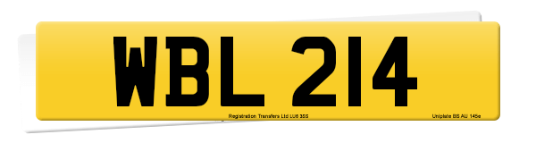 Registration number WBL 214